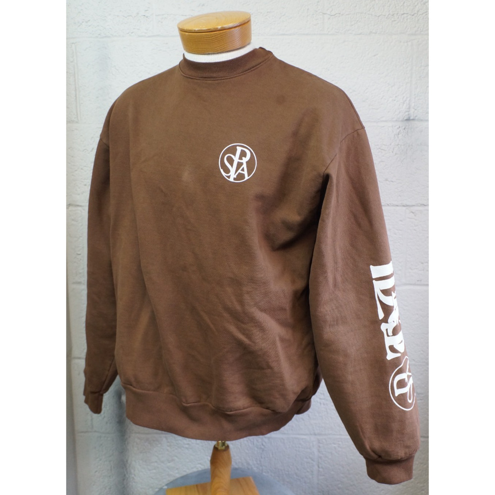Total Luxury Spa Brown Sweatshirt Size Large
